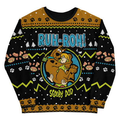 Scooby-Doo! Ruh-Roh! Holiday Crewneck Sweatshirt