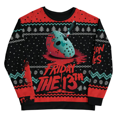 Friday the 13th Bloody Holiday Crewneck Sweatshirt