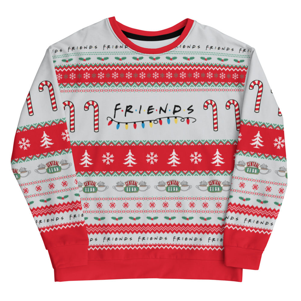 Friends Logo Holiday Crewneck Sweatshirt