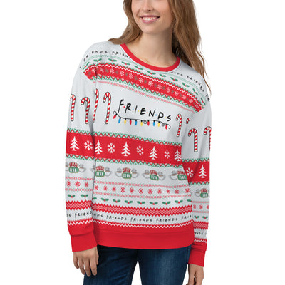 Friends Logo Holiday Crewneck Sweatshirt