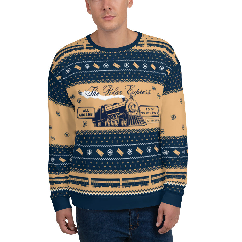 The Polar Express All Aboard Holiday Crewneck Sweatshirt