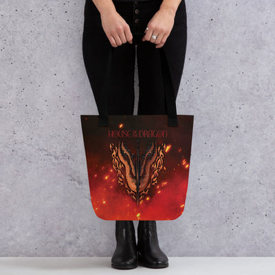 House of the Dragon Wreathed Flames Tote Bag