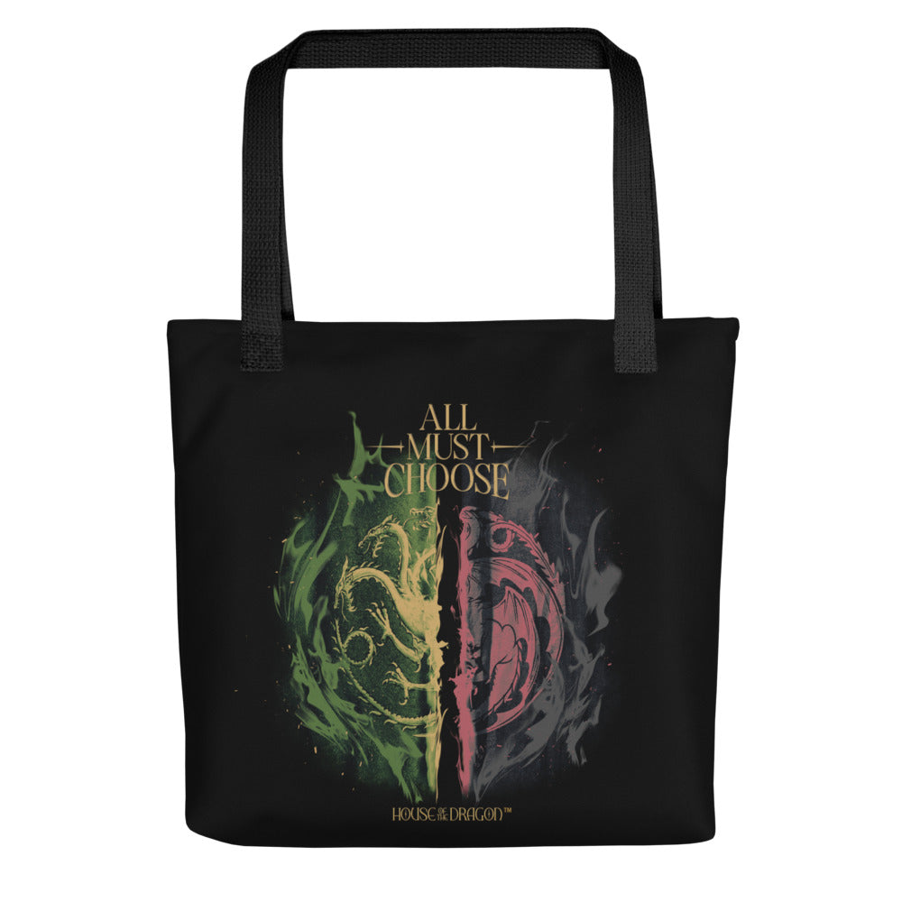 Exclusive House of the Dragon All Must Choose Tote Bag