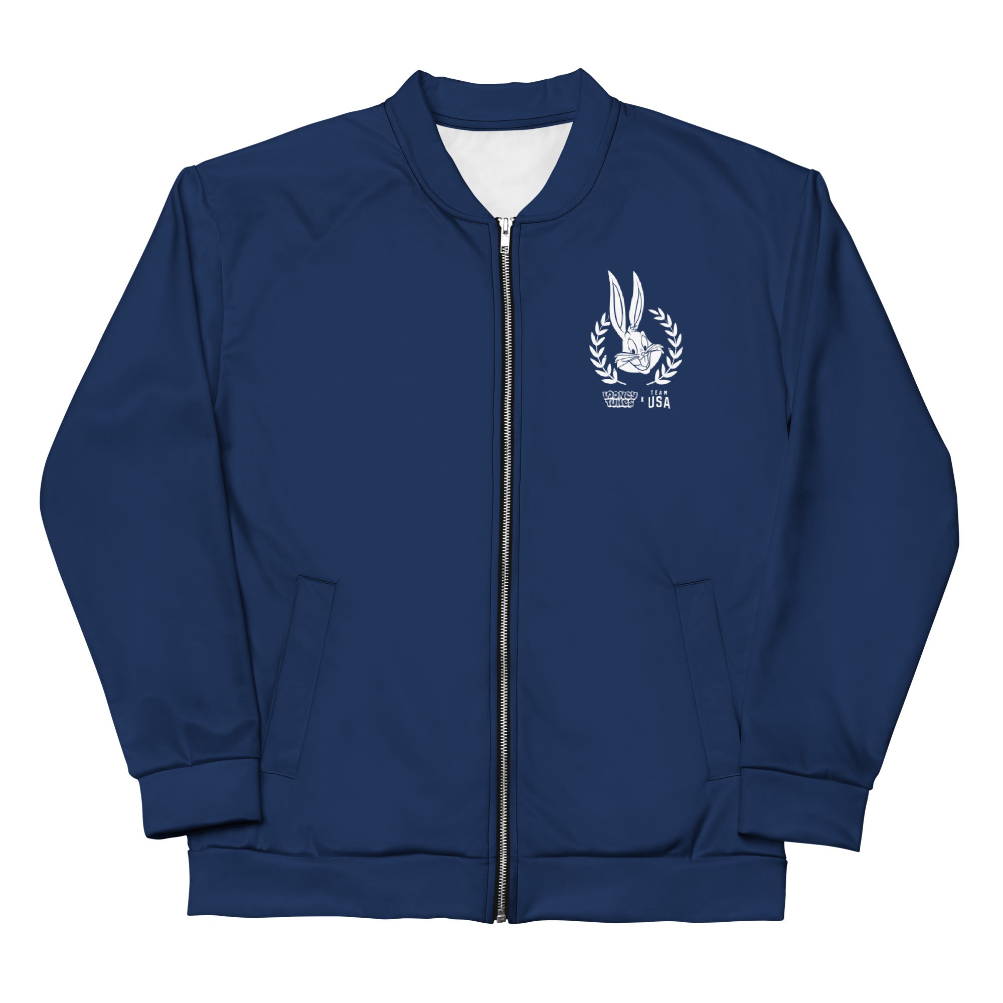 ブルゾン i never heard of you bugs bunny jacket Looney Tunes x Team USA Bomber Jacket Bugs Bunny One for All – WB Shop