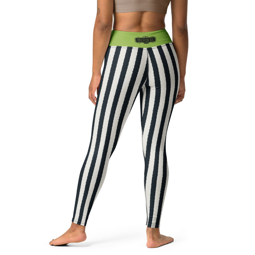 Beetlejuice Beetlejuice Striped Leggings