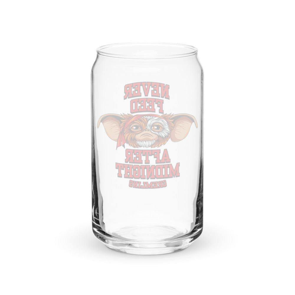 Gremlins Never Feed 16 oz. Can Shaped Glass