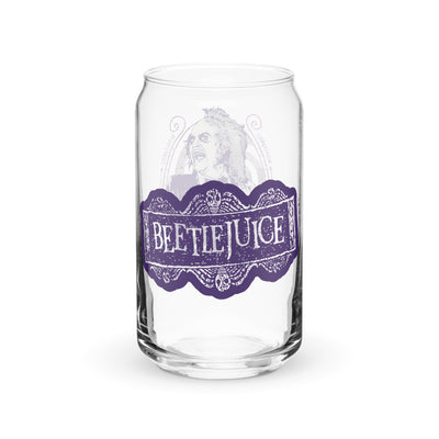 Beetlejuice Portrait 16 oz. Can Shaped Glass