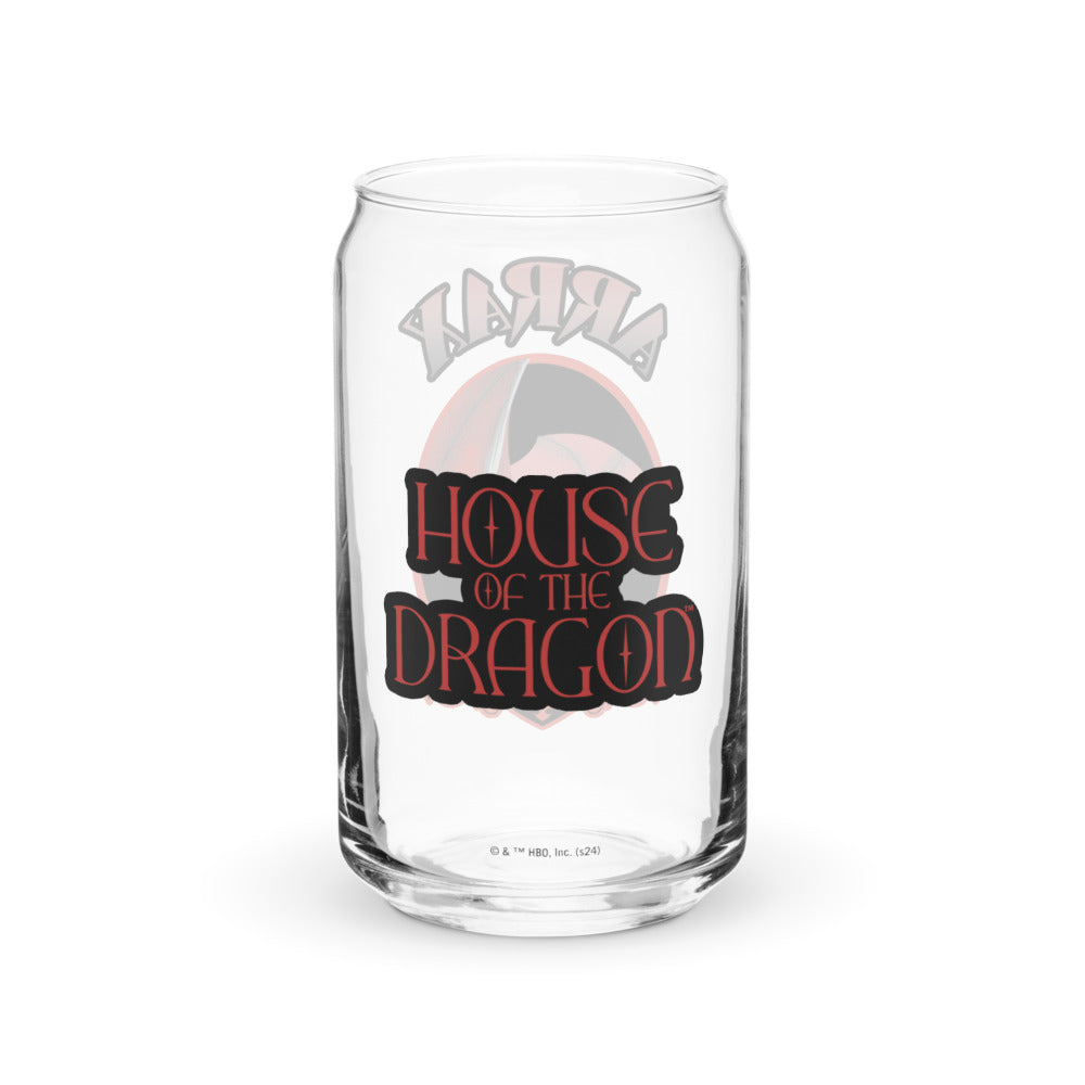 House of the Dragon Arrax 16 oz. Can Shaped Glass