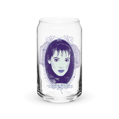 Beetlejuice Lydia Deetz Portrait 16 oz. Can Shaped Glass