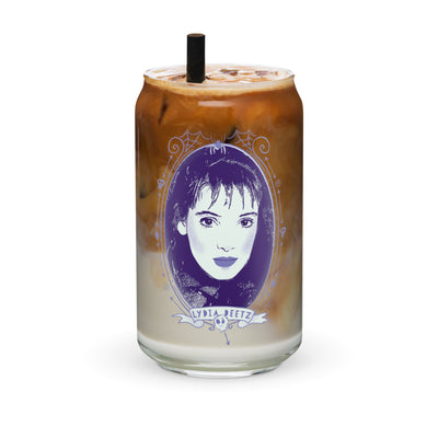 Beetlejuice Lydia Deetz Portrait 16 oz. Can Shaped Glass