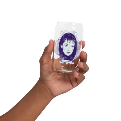 Beetlejuice Lydia Deetz Portrait 16 oz. Can Shaped Glass