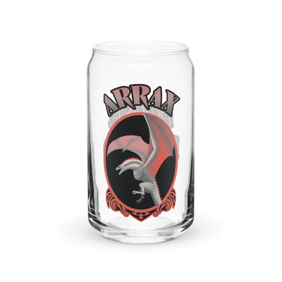 House of the Dragon Arrax 16 oz. Can Shaped Glass