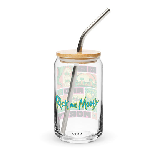 Rick and Morty Adventures Can-Shaped Glass