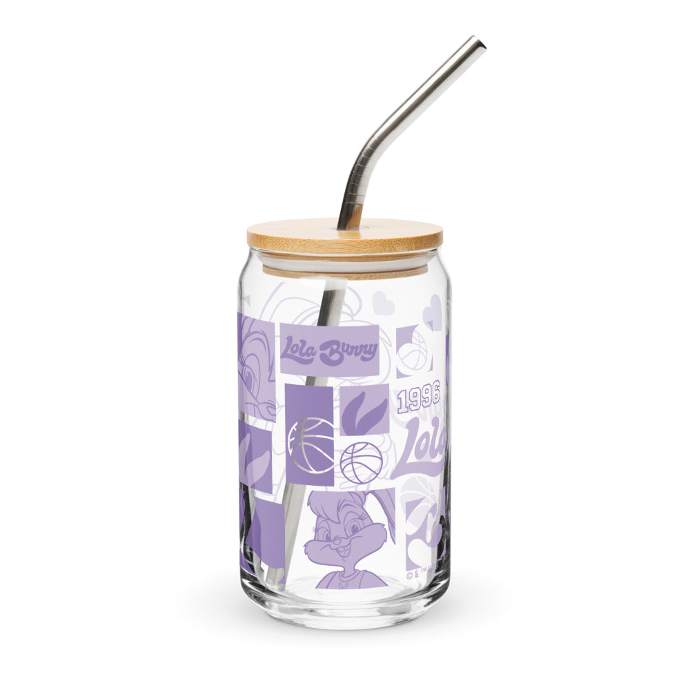 Looney Tunes Lola Bunny Can-Shaped Glass