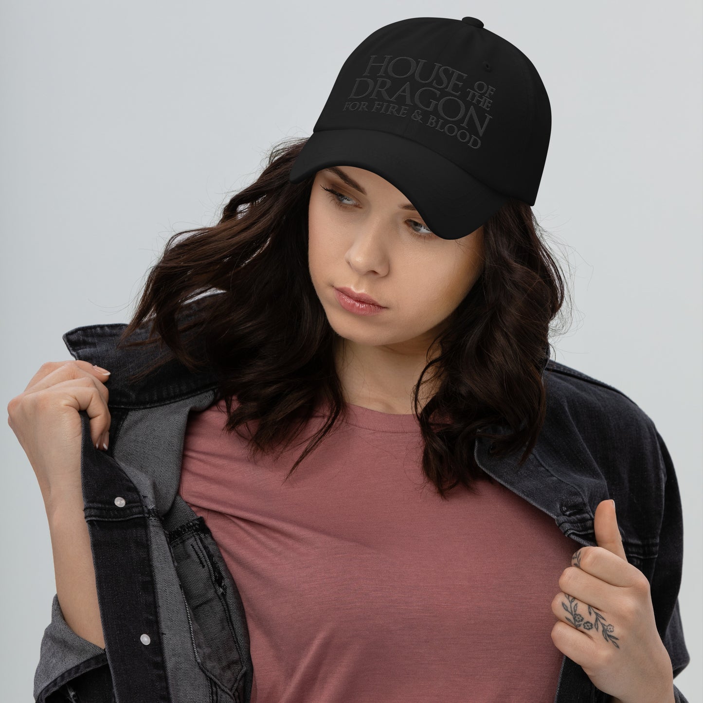 House of the Dragon Embroidered Dad Hat For Fire & Blood