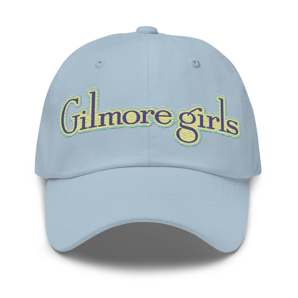 Gilmore Girls Logo Dad Hat Aqua Triblend
