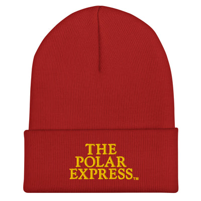 The Polar Express Logo Embroidered Beanie