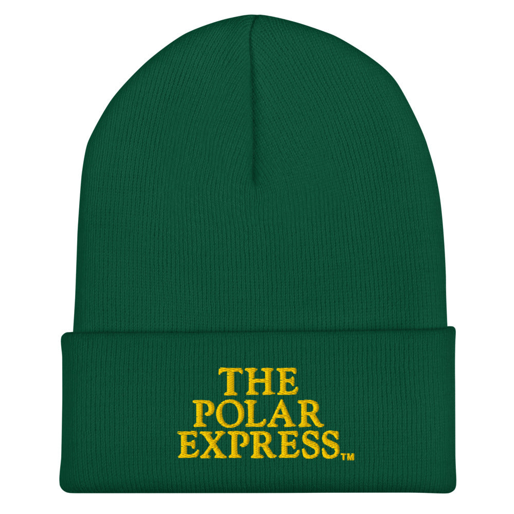 The Polar Express Logo Embroidered Beanie