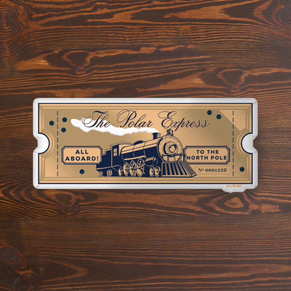 The Polar Express Ticket Pillow