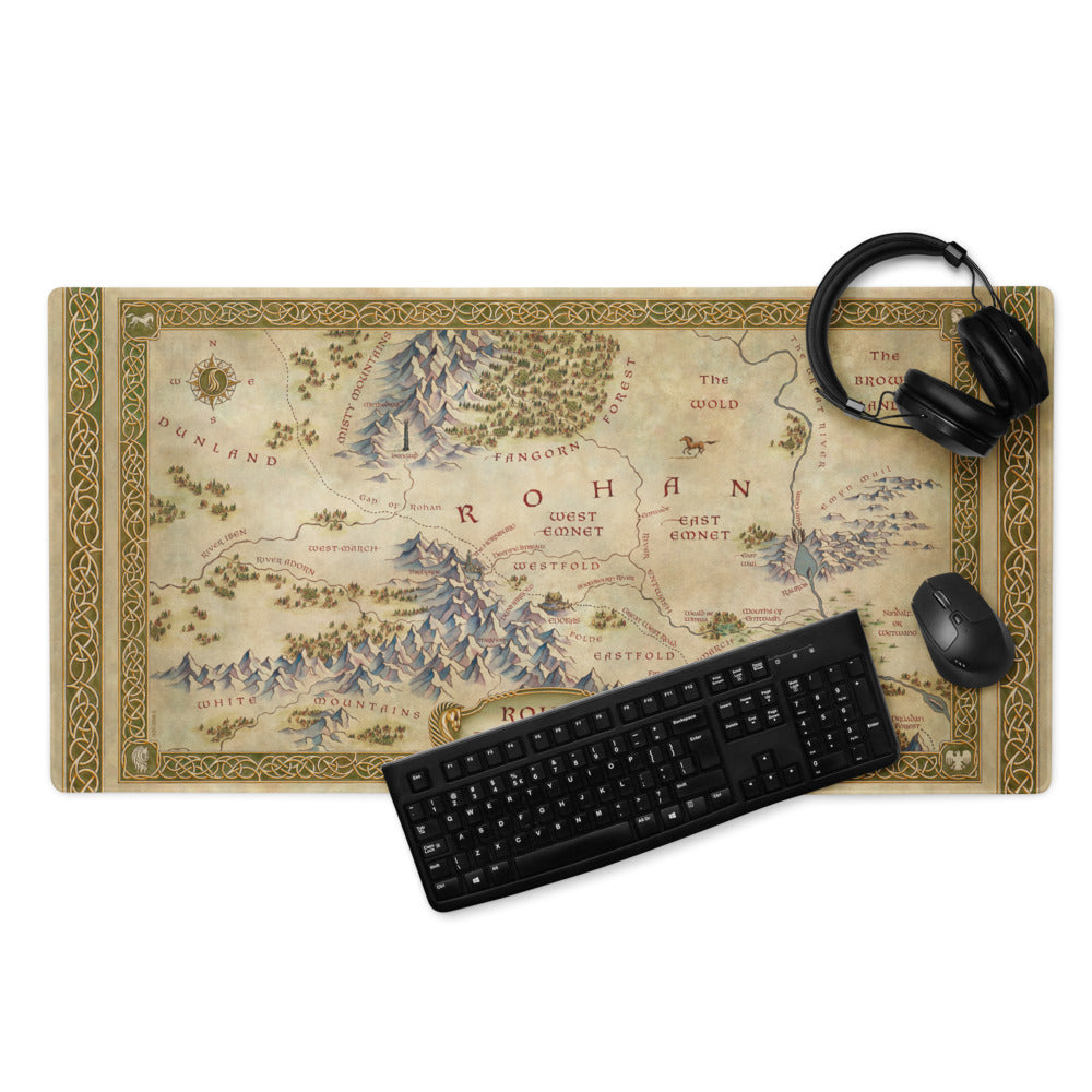 The Lord of the Rings: The War of the Rohirrim Map of Rohan Gaming Mat