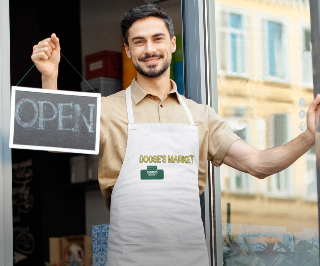 Stop in at Doose’s for your Doose’s Market Apron