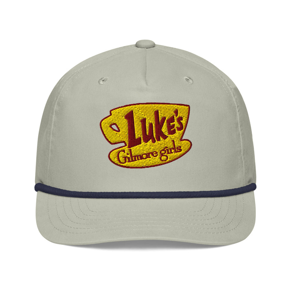 Gilmore Girls Luke's Diner Golf Rope Cap Lt Gray/navy