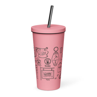 Gilmore Girls Stars Hollow Doodles Insulated Tumbler