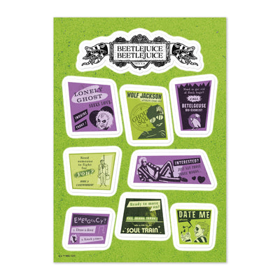 Beetlejuice Beetlejuice Afterlife Sticker Sheet