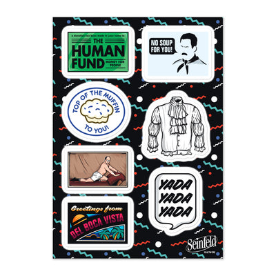 Seinfeld Icons Sticker Sheet