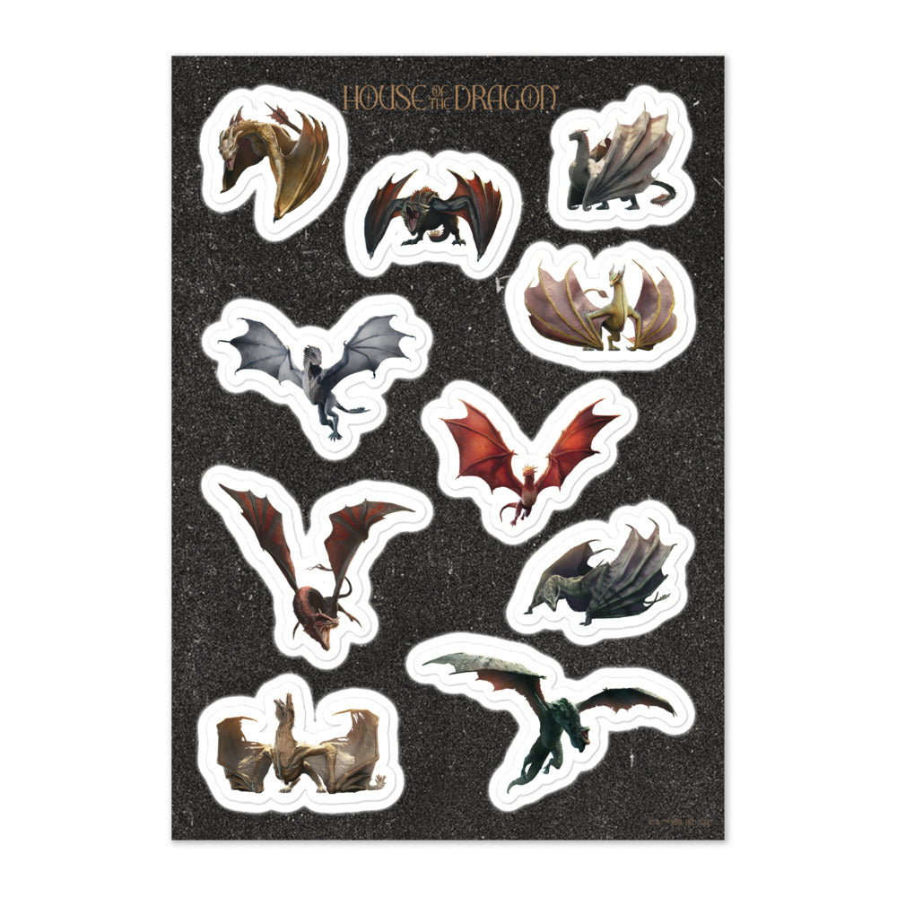 House of the Dragon Sticker Sheet