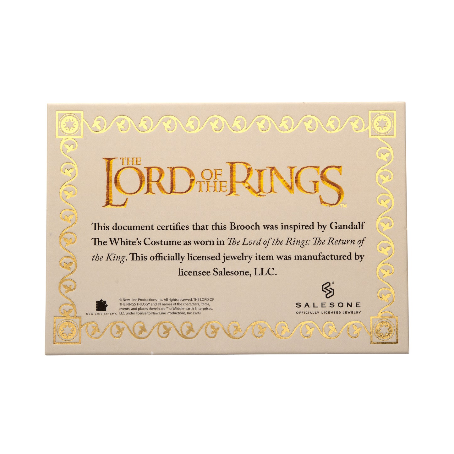 The Lord of the Rings ™ GANDALF ™ the White Brooch