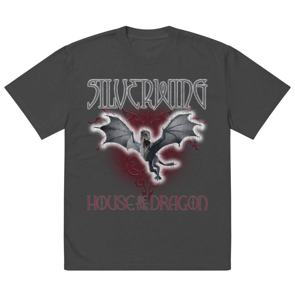 House of the Dragon Silverwing Oversized Faded T-shirt