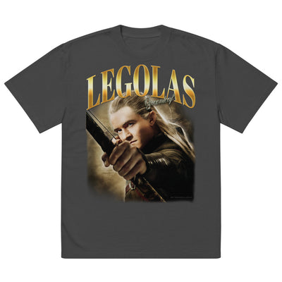 The Hobbit Legolas Oversized Faded T-shirt