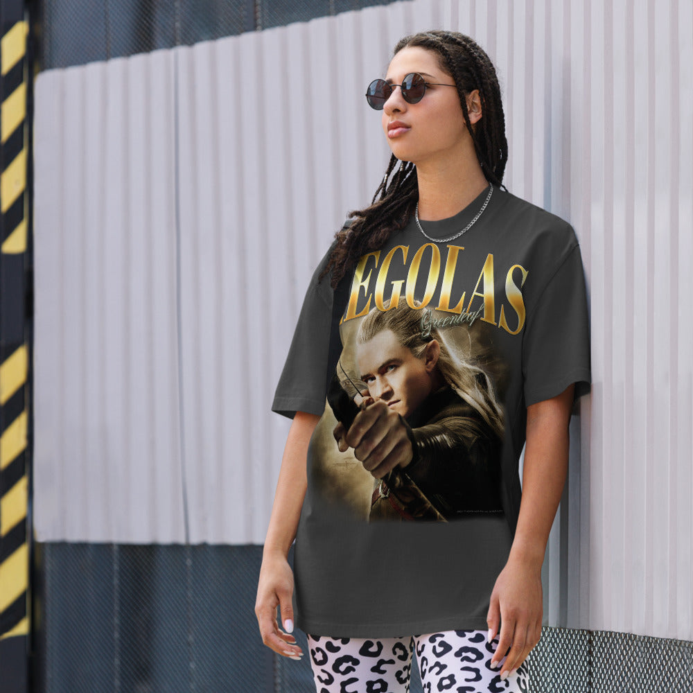 The Hobbit Legolas Oversized Faded T-shirt