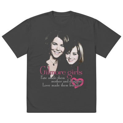 Gilmore Girls Love Made Them Friends Oversized Faded T-shirt