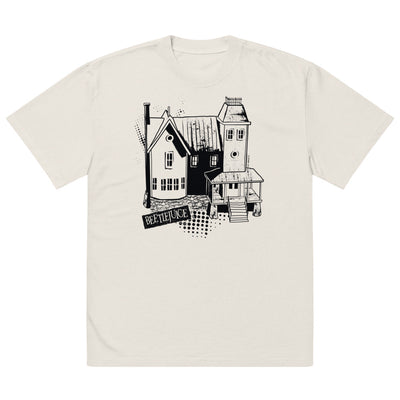 Beetlejuice Maitland House Oversized Faded T-shirt