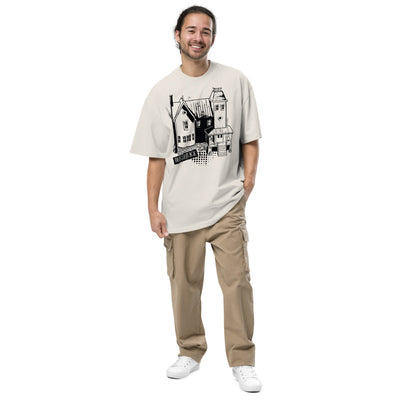 Beetlejuice Maitland House Oversized Faded T-shirt