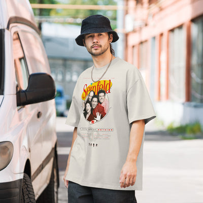 Seinfeld A Show About Nothing Oversized Faded T-shirt