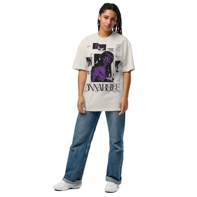 Annabelle She Wants Your Soul Oversized Faded T-shirt