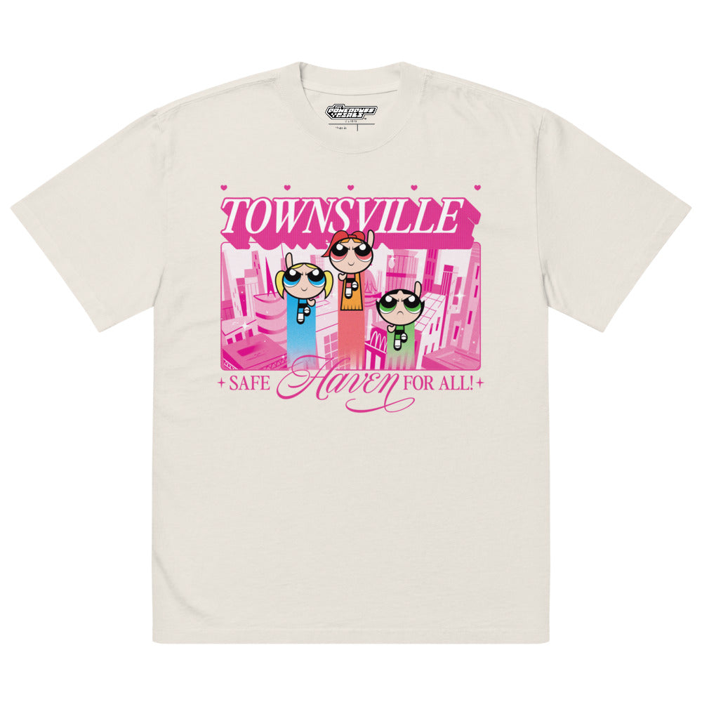 The Powerpuff Girls Townsville Oversized T-Shirt