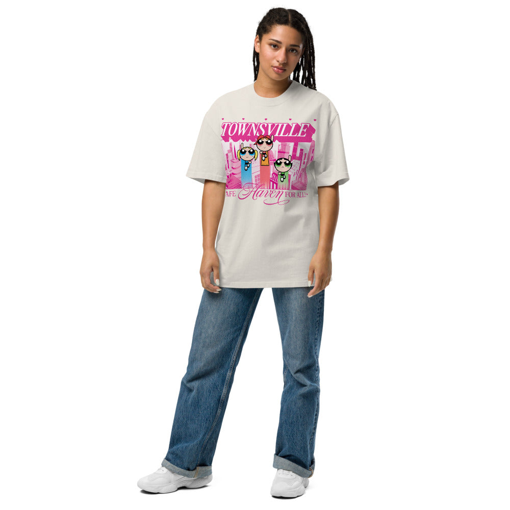 The Powerpuff Girls Townsville Oversized T-Shirt