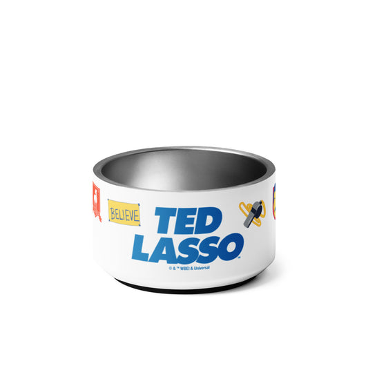 Ted Lasso Personalization Icons Pet Bowl 18 oz