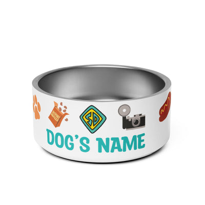 Scooby-Doo! Icons Personalized Pet Bowl