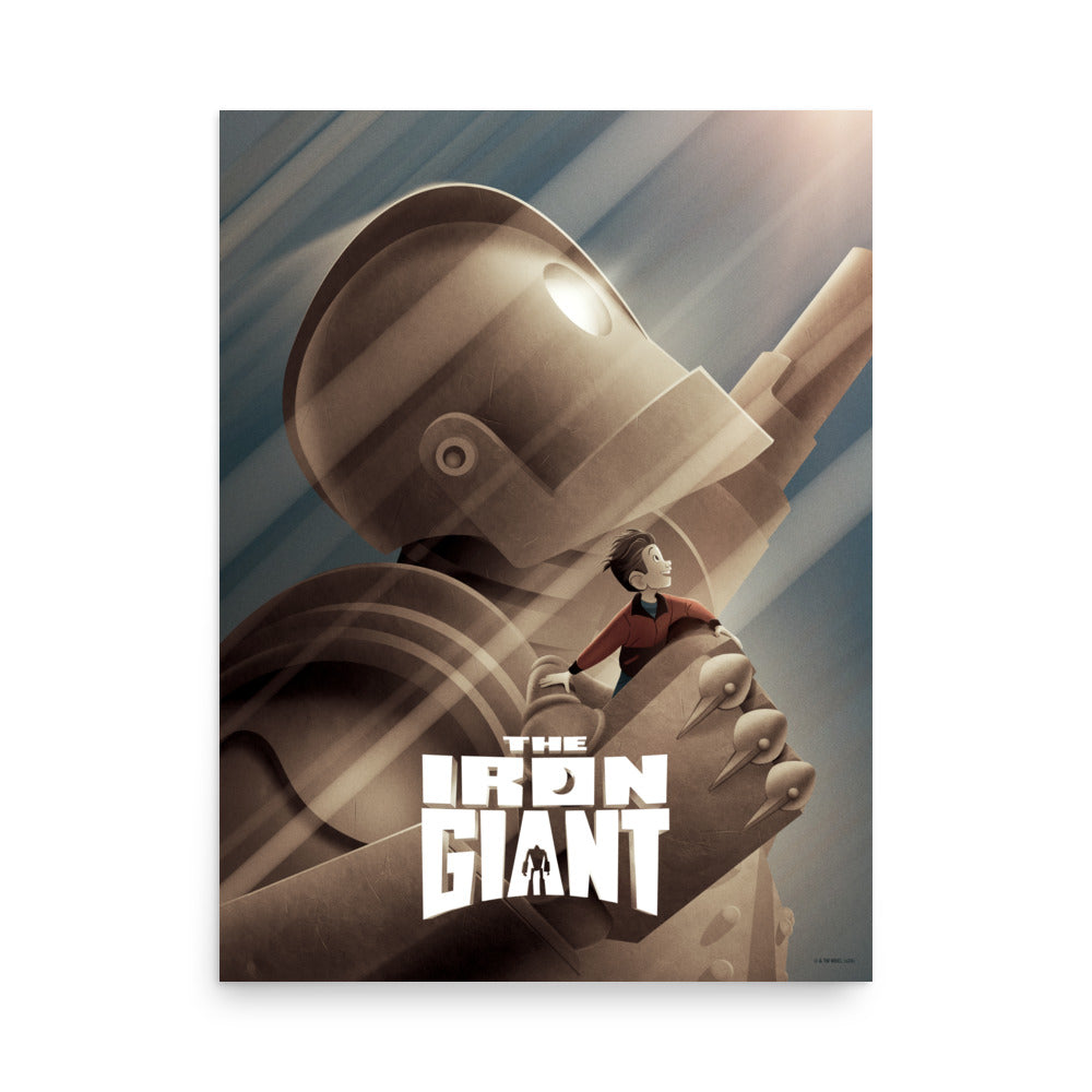 The Iron Giant Flying Premium Poster