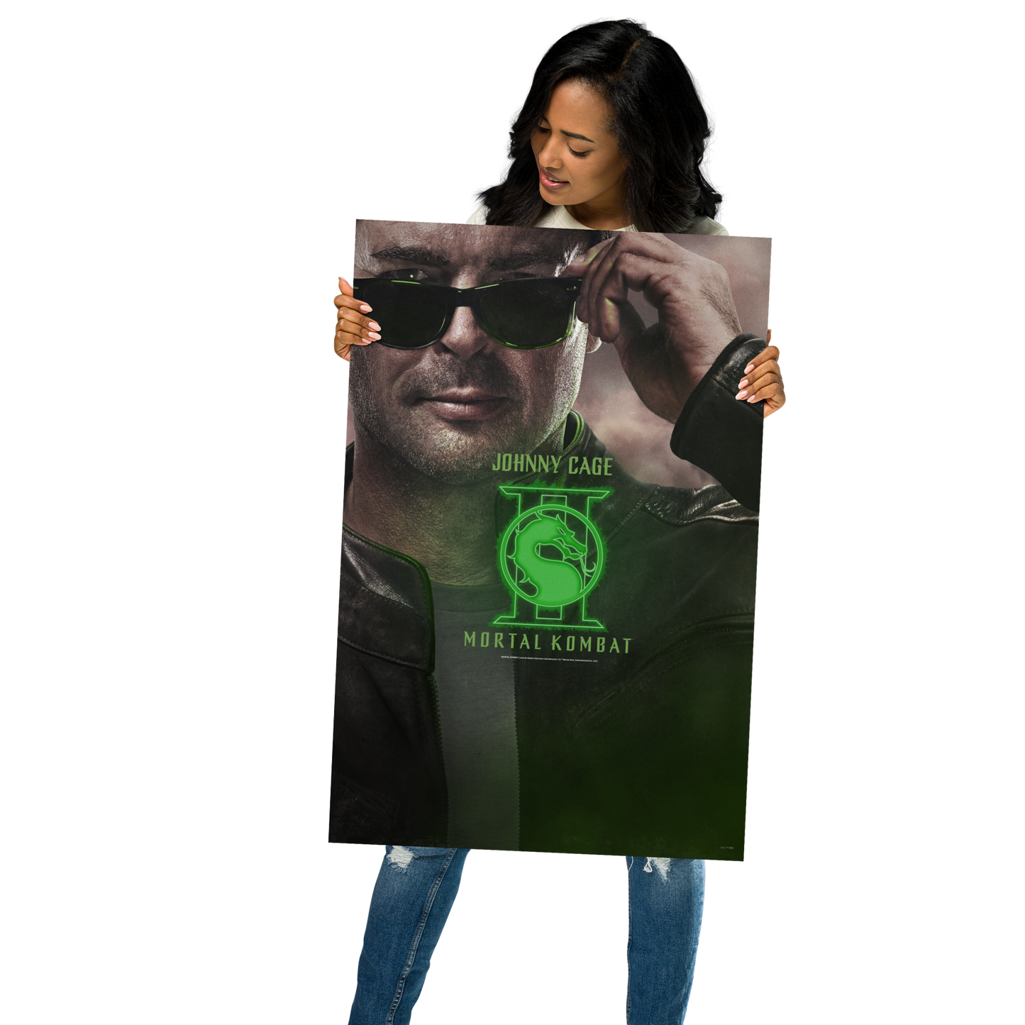 Mortal Kombat II Premium Poster Johnny Cage