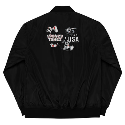 Looney Tunes x Team USA Embroidered Bomber Jacket