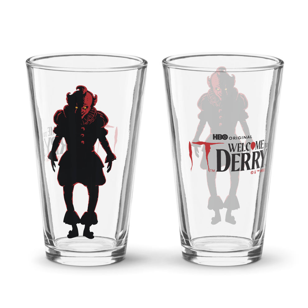 IT: Welcome to Derry Pennywise Pint Glass