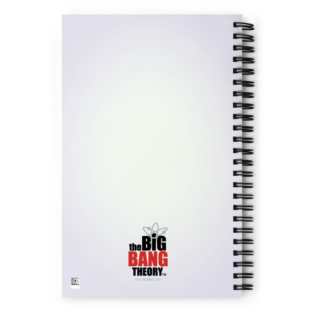 The Big Bang Theory Higgs Boson Particle Spiral Notebook