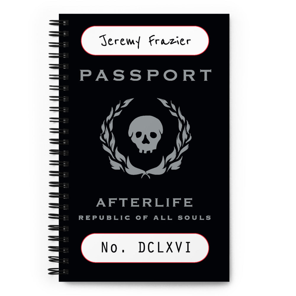 Beetlejuice Beetlejuice Jeremy's Afterlife Passport Notebook