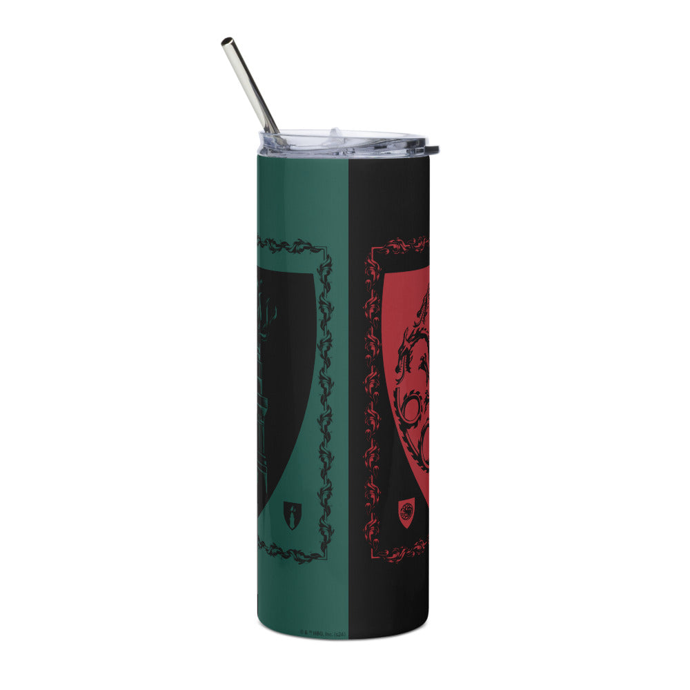 House of the Dragon The Green Council vs. The Black Council Stainless Steel Tumbler